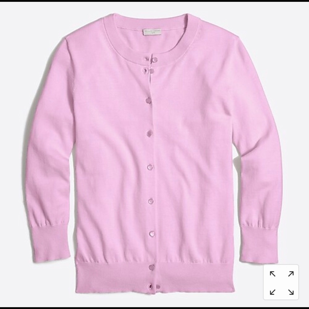 J Crew, Clare cardigan, pink